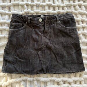 BDG Urban Outfitters Frayed Corduroy Mini Skirt Women’s Y2K Size XS